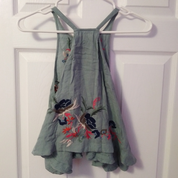 NWOT Kimchi Blue embroidered 360 tank top - Picture 4 of 6